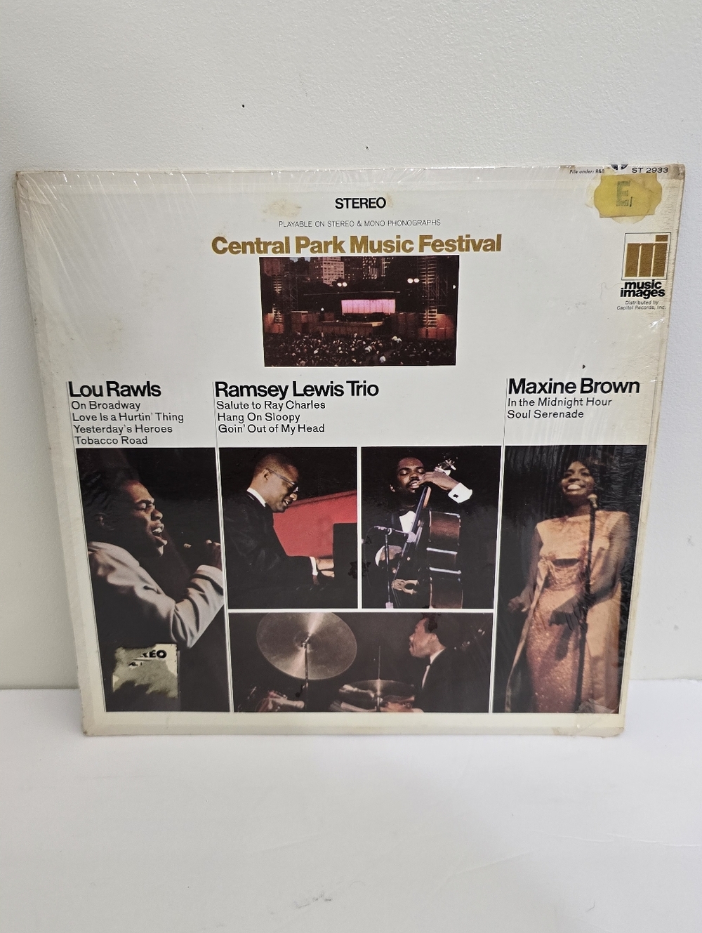 LOU RAWLS MAXINE BROWN THE RAMSEY LEWIS TRIO Central Park Music Festival 1968